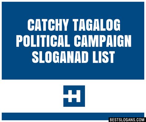 political campaign slogan tagalog|100+ Catchy Tagalog For Election Slogans 2024 + Generator.